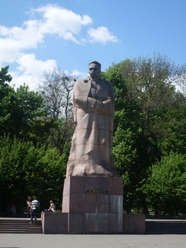 Das Iwan-Franko-Denkmal in Lemberg
